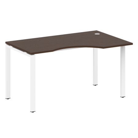 Стол криволинейный правый Metal System Style БП.СА-2 Пр 1400x900x750