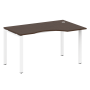 Стол криволинейный правый Metal System Style БП.СА-2 Пр 1400x900x750