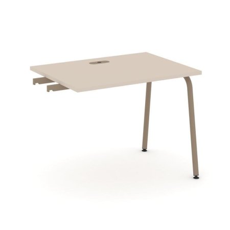 Стол приставка к опорным тумбам ES.SPR-1-LK (980х730х750) (Капучино/Металл Латте)