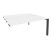 Стол-приставка двойной на П-образном м/к к опорным элем. Onix O.MP-D.SPR-4.7 1580x1475x750
