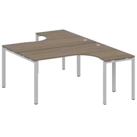 Рабочая станция криволинейная Metal System Style БП.РАС-СА-2.4 1600x2435x750