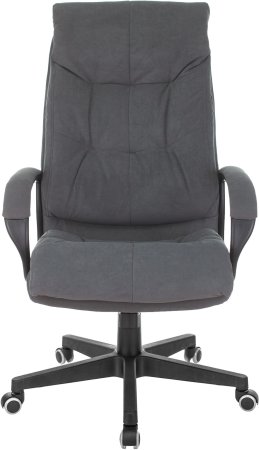 Кресло руководителя CH-824 Fabric серый Alfa 44 крестов. пластик (Серый)