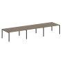 Переговорный стол 3 столешницы Metal System Style БП.ПРГ-3.4 4800x1235x750