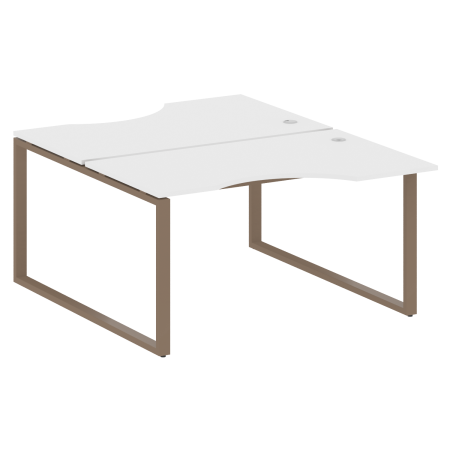 Рабочая станция криволинейная Metal System Style БО.РАС-СА-2.2 1400x1835x750