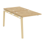 Наборный элемент рабочей станции на деревянных опорах Onix Wood OW.2.NRS-0.8 780x1635x750