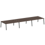 Рабочая станция на 6 рабочих места на А-образном м/к Metal System Style БА.СМ-6.5 5400x1475x750