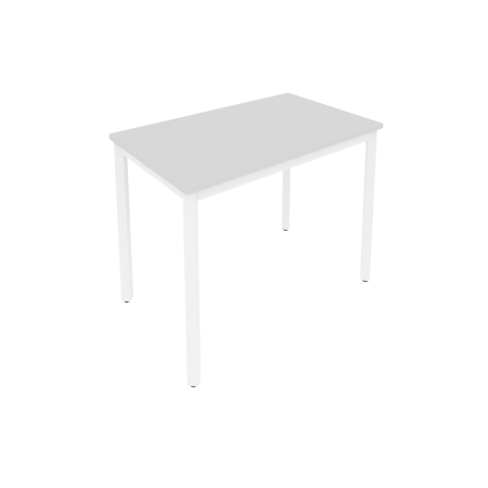 Стол письменный на металлокаркасе Slim С.СП-3.1 980x600x750 (Серый/Белый металл)
