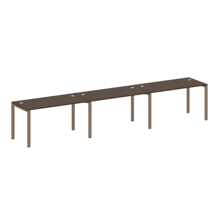 Рабочая станция на 3 раб. места Metal System Style БП.СМ-3.3 4200x720x750