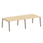 Стол для переговоров (2 столешницы) на А-образном м/к Metal System Style БА.ПРГ-2.3 2800x1235x750