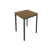 Стол письменный на металлокаркасе Slim С.СП-1.1 600x600x750