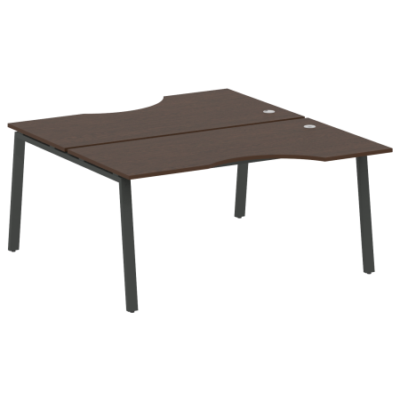 Рабочая станция криволинейная Metal System Style БА.РАС-СА-2.1 1600x1835x750