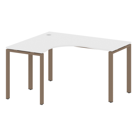 Стол криволинейный левый Metal System Style БП.СА-3 Л 1400x1200x750