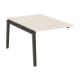 Наборный элемент рабочей станции на деревянных опорах Onix Wood OW.2.NRS-1.7 980x1475x750
