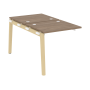 Наборный элемент рабочей станции на деревянных опорах Onix Wood OW.2.NRS-0.7 780x1475x750