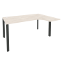 Стол эргономичный правый на П-образном м/к Onix O.MP-SA-4R 1580x1180x750