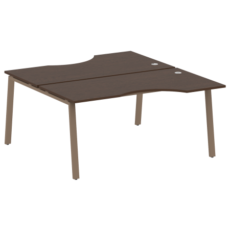 Рабочая станция криволинейная Metal System Style БА.РАС-СА-2.1 1600x1835x750