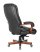 Кресло руководителя T-9925WALNUT черный кожа/кожзам крестов. металл/дерево