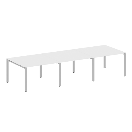 Переговорный стол 3 столешницы Metal System Style БП.ПРГ-3.2 3600x1235x750