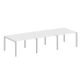 Переговорный стол 3 столешницы Metal System Style БП.ПРГ-3.2 3600x1235x750