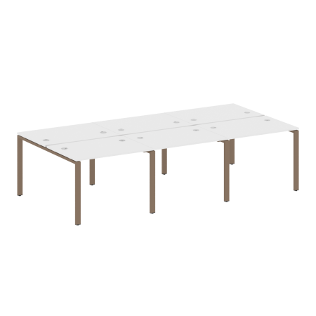 Рабочая станция на 6 раб. мест Metal System Style БП.СМ-6.1 3000x1475x750
