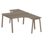 Рабочая станция криволинейная Metal System Style БА.РАС-СА-2.3 1400x2435x750