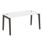 Стол руководителя на деревянных опорах Onix Wood Direct OW.SRR-4.8 1580x800x750