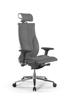 Кресло для руководителя Метта Samurai B2-10D - Infinity /Kc06/Nc06/D04P/H2cL-3D(M26.B32.G25.W03) (Серый)
