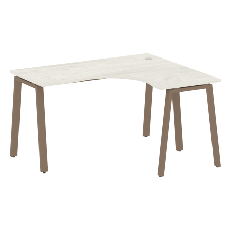 Стол криволинейный правый Metal System Style БА.СА-3 Пр 1400x1200x750