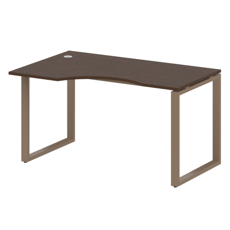 Стол криволинейный левый Metal System Style БО.СА-2 Л 1400x900x750
