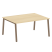 Стол для переговоров (1 столешница) на А-образном м/к Metal System Style БА.ПРГ-1.4 1600x1235x750
