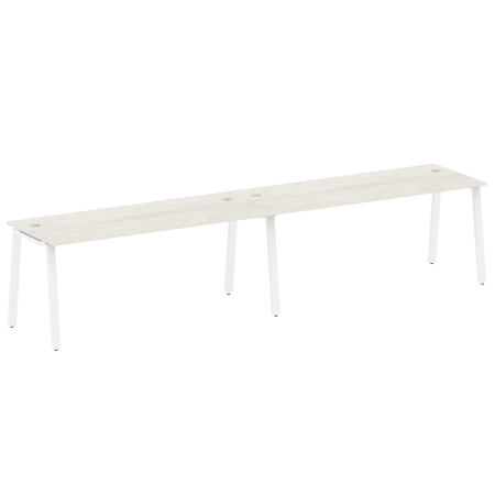 Рабочая станция на 2 рабочих места на А-образном м/к Metal System Style БА.СМ-2.5 3600x720x750