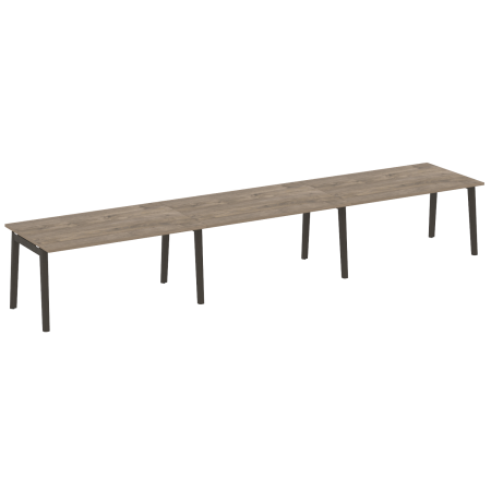 Стол переговорный на деревянных опорах Onix Wood OW.PRG-3.4 4740x980x750