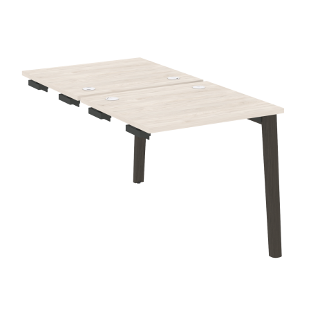 Стол-приставка двойной на деревянных опорах Onix Wood OW.D.SPR-0.7 780x1475x750