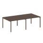 Переговорный стол 2 столешницы Metal System Style БП.ПРГ-2.2 2400x1235x750