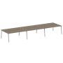 Рабочая станция на 6 рабочих места на А-образном м/к Metal System Style БА.СМ-6.5 5400x1475x750