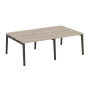 Рабочая станция на деревянных опорах Onix Wood OW.D.RS-4.2.7 2360x1475x750
