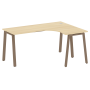 Стол криволинейный правый Metal System Style БА.СА-4 Пр 1600x1200x750