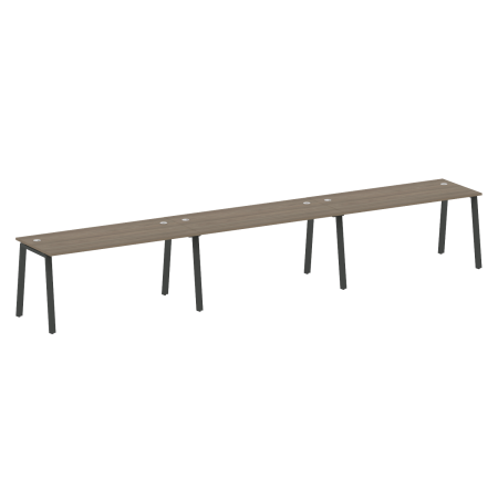 Рабочая станция на 3 рабочих места на А-образном м/к Metal System Style БА.СМ-3.4 4800x720x750
