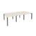 Рабочая станция на П-образном м/к Onix O.MP-D.RS-6.1.7 2940x1475x750