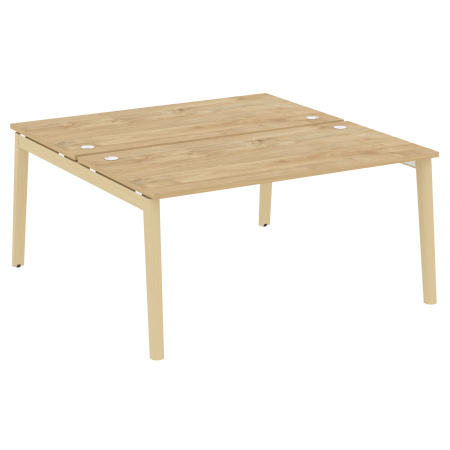 Рабочая станция на деревянных опорах Onix Wood OW.D.RS-2.4.8 1580x1635x750