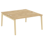 Рабочая станция на деревянных опорах Onix Wood OW.D.RS-2.4.8 1580x1635x750