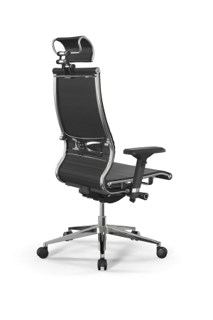 Кресло для руководителя Метта Samurai L2-7D - Infinity /Kc04/Nc04/D04P/H2cL-3D(M26.B32.G25.W03) (Черный)