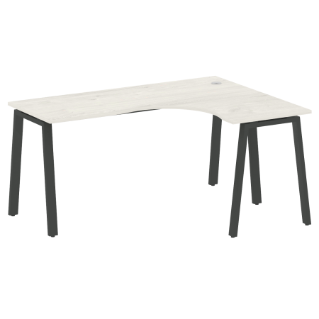 Стол криволинейный правый Metal System Style БА.СА-4 Пр 1600x1200x750