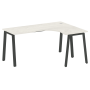 Стол криволинейный правый Metal System Style БА.СА-4 Пр 1600x1200x750