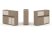 Тумба двойная + низкая надставка ES.NB.2N-22 (1500х410х1135)