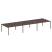 Рабочая станция на 6 раб. мест Metal System Style БП.СМ-6.4 4800x1475x750