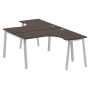 Рабочая станция криволинейная Metal System Style БА.РАС-СА-2.3 1400x2435x750