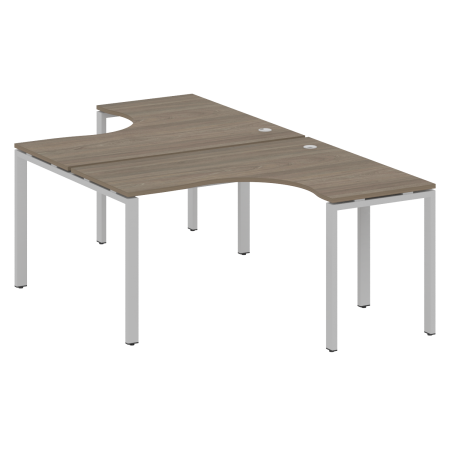 Рабочая станция криволинейная Metal System Style БП.РАС-СА-2.3 1400x2435x750