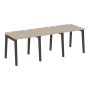 Рабочая станция на деревянных опорах Onix Wood OW.RS-3.0.8 2340x800x750