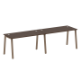 Рабочая станция на 2 рабочих места на А-образном м/к Metal System Style БА.СМ-2.3 2800x720x750